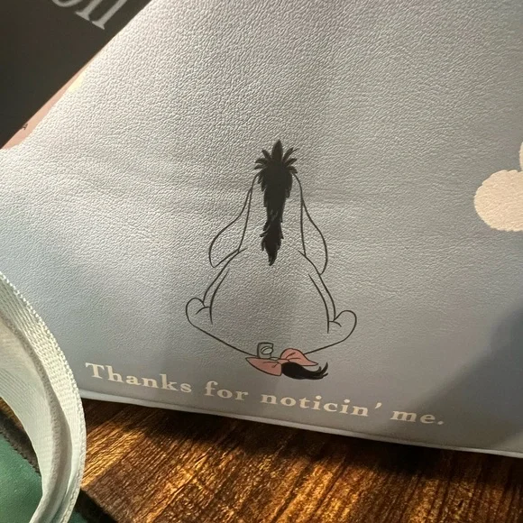 Loungefly Disney Eeyore Backpack - Light Blue and Pink - Picture 8 of 9